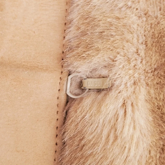 Lilli Ann London Leathers Faux Fur‎ Vintage Trench Coat S - Picture 7 of 16